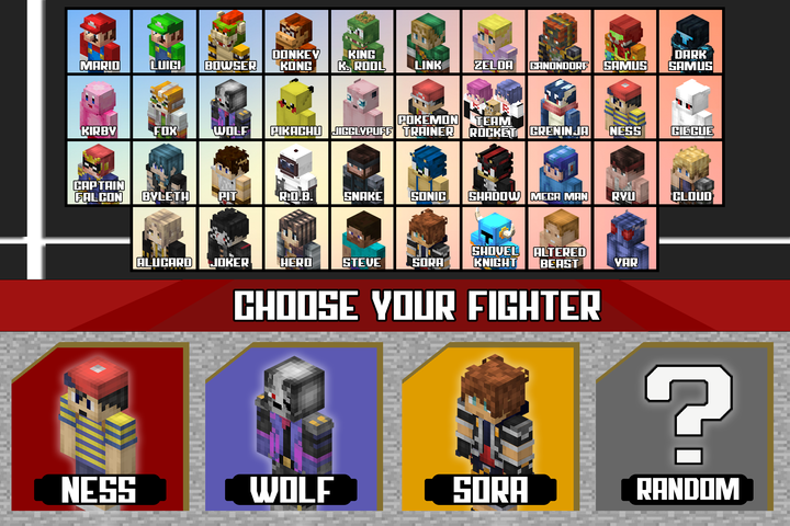 Super Smash Bros. Re:Crafted总共4张图片的第3张